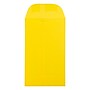 JAM Paper #6 Coin Business Colored Envelopes, 3.375 x 6, Yellow Recycled, 100/Pack (356730557B)~#|#~m003757860_sc7