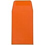 JAM Paper #1 Coin Business Colored Envelopes, 2.25 x 3.5, Orange Recycled, Bulk 1000/Carton (352627815C)~#|#~m003758026_sc7