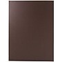 JAM Paper Two-Pocket Textured Linen Business Folders, Chocolate Brown, 50/Box(386LBRC)~#|#~m003758091_sc7
