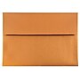 JAM Paper A8 Metallic Invitation Envelopes, 5.5 x 8.125, Stardream Copper, 50/Pack (9844I)~#|#~m003904484_sc7
