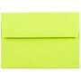 JAM Paper A6 Colored Invitation Envelopes, 4.75 x 6.5, Ultra Lime Green, Bulk 250/Box (52610H)~#|#~m003904595_sc7