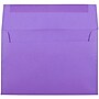 JAM Paper A8 Colored Invitation Envelopes, 5.5 x 8.125, Violet Purple Recycled, 50/Pack (80286I)~#|#~m003904640_sc7