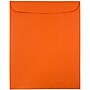 JAM Paper 9 x 12 Open End Catalog Colored Envelopes, Orange Recycled, 100/Pack (80410)~#|#~m003904645_sc7