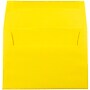 JAM Paper A7 Colored Invitation Envelopes, 5.25 x 7.25, Yellow Recycled, 50/Pack (96326I)~#|#~m003904698_sc7