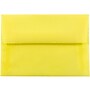 JAM Paper 4Bar A1 Translucent Vellum Invitation Envelopes, 3.625 x 5.125, Primary Yellow, 50/Pack (1591616I)~#|#~m003904759_sc7