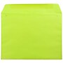 JAM Paper 9 x 12 Booklet Colored Envelopes, Ultra Lime Green, Bulk 1000/Carton (5156771B)~#|#~m003904883_sc7