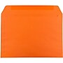 JAM Paper 9 x 12 Booklet Colored Envelopes, Orange Recycled, 25/Pack (5156772)~#|#~m003904885_sc7