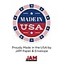 JAM Paper Monarch Colored Envelopes, 3.875 x 7.5, Blue Recycled, 25/Pack (34097574)~#|#~m003904928_sc7