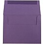 JAM Paper A2 Invitation Envelopes, 4.375 x 5.75, Dark Purple, 25/Pack (563912506)~#|#~m003904993_sc7