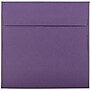 JAM Paper 6 x 6 Square Invitation Envelopes, Dark Purple, Bulk 1000/Carton (563912522B)~#|#~m003905004_sc7