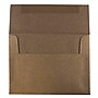 JAM Paper A2 Metallic Invitation Envelopes, 4.375 x 5.75, Stardream Bronze, 50/Pack (GCST602I)~#|#~m003905128_sc7