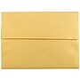 JAM Paper A6 Metallic Invitation Envelopes, 4.75 x 6.5, Stardream Gold, 50/Pack (GCST658I)~#|#~m003905139_sc7