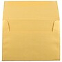 JAM Paper A6 Metallic Invitation Envelopes, 4.75 x 6.5, Stardream Gold, 50/Pack (GCST658I)~#|#~m003905140_sc7