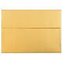 JAM Paper A7 Metallic Invitation Envelopes, 5.25 x 7.25, Stardream Gold, 25/Pack (GCST708)~#|#~m003905143_sc7