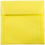 JAM Paper 6 x 6 Square Translucent Vellum Invitation Envelopes, Primary Yellow, 25/Pack (PACV516)~#|#~m003905177_sc7