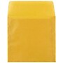 JAM Paper 6 x 6 Square Translucent Vellum Invitation Envelopes, Gold, 25/Pack (PACV577)~#|#~m003905180_sc7
