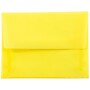JAM Paper A2 Translucent Vellum Invitation Envelopes, 4.375 x 5.75, Primary Yellow, Bulk 250/Box (PACV606H)~#|#~m003905182_sc7