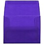 JAM Paper A6 Translucent Vellum Invitation Envelopes, 4.75 x 6.5, Primary Blue, 25/Pack (PACV657)~#|#~m003905187_sc7