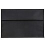 JAM Paper A7 Invitation Envelopes, 5.25 x 7.25, Black Linen, Bulk 250/Box (V01205H)~#|#~m003905206_sc7