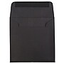 JAM Paper 5 x 5 Square Invitation Envelopes, Black Linen, Bulk 250/Box (V01209H)~#|#~m003905209_sc7