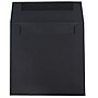 JAM Paper 9 x 9 Square Invitation Envelopes, Black Linen, Bulk 1000/Carton (V01215B)~#|#~m003905219_sc7
