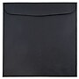 JAM Paper 9.5 x 9.5 Square Invitation Envelopes, Black Linen, Bulk 1000/Carton (V01216B)~#|#~m003905220_sc7