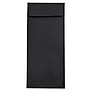 JAM Paper #10 Policy Business Envelopes, 4.125 x 9.5, Black Linen, Bulk 1000/Carton (V01218B)~#|#~m003905222_sc7