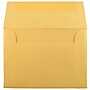 JAM Paper 4Bar A1 Metallic Invitation Envelopes, 3.625 x 5.125, Stardream Gold, 50/Pack (V018244I)~#|#~m003905241_sc7
