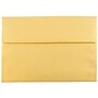 JAM Paper A8 Metallic Invitation Envelopes, 5.5 x 8.125, Stardream Gold, 25/Pack (V018295)~#|#~m003905252_sc7
