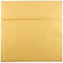 JAM Paper 8.5 x 8.5 Square Metallic Invitation Envelopes, Stardream Gold, 25/Pack (V018319)~#|#~m003905260_sc7