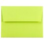 JAM Paper A2 Colored Invitation Envelopes, 4 3/8" x 5 3/4", Ultra Lime Green, Bulk 1000/Carton (WDBH610B)~#|#~m003905271_sc7