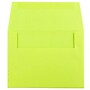 JAM Paper A2 Colored Invitation Envelopes, 4 3/8" x 5 3/4", Ultra Lime Green, Bulk 1000/Carton (WDBH610B)~#|#~m003905272_sc7