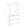 Prepac™ Sonoma Composite Wood 2 Drawer Armoire, Black~#|#~m003905419_sc7