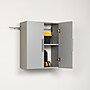 Prepac™ HangUps 24" Laminate Upper Storage Cabinet, Light Gray (GSUW-0706-1)~#|#~m003905801_sc7