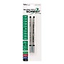 Schmidt 8126 Rollerball Long Capless Refill, Fine, Black, 2 Pack (SC58123)~#|#~m003909935_sc7
