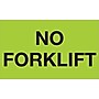 Tape Logic Labels, "No Forklift", 3" x 5", Fluorescent Green, 500/Roll (DL1321)~#|#~m004078344_sc7