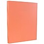 JAM Paper® Vellum Bristol 110lb Index Colored Cardstock, 8.5 x 11 Coverstock, Salmon Pink, 50 Sheets/Pack (169856)~#|#~m004089728_sc7
