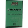 JAM Paper 8.5" x 14" Color Multipurpose Paper, 28 lbs., Dark Green, 50 Sheets/Ream (64429551)~#|#~m004090011_sc7
