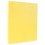 JAM Paper Vellum Bristol 110 lb. Cardstock Paper, 8.5" x 11", Canary Yellow, 50 Sheets/Pack (816917020)~#|#~m004090054_sc7