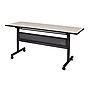 Regency Kobe Flip Top with Modesty Panel 60" x 24" Metal and Wood Training Table, Maple (MKFTM6024PL)~#|#~m004320930_sc7