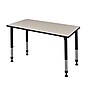 Regency Rectangular Activity Table, 42" x 30", Height Adjustable, Maple (MT4230PLAPBK)~#|#~m004320981_sc7