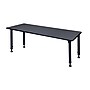 Regency Kee 66"L Rectangular Laminated Wood Height Adjustable Classroom Table, Gray (MT6624GYAPBK)~#|#~m004321020_sc7
