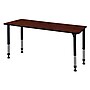 Regency Rectangular Activity Table, 66" x 30", Height Adjustable, Cherry (MT6630CHAPBK)~#|#~m004321025_sc7