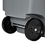 Rubbermaid Brute Plastic Rollout Trash Can with Lid, 50 Gallons, Gray/Silver (FG9W2700GRAY)~#|#~m004399954_sc7