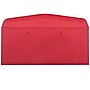 JAM Paper #10 Window Envelope, 4 1/8" x 9 1/2", Red, 50/Pack (1531052I)~#|#~m004542900_sc7