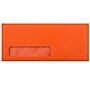 JAM Paper #10 Business Window Envelopes, 4.125 x 9.5, Orange Recycled, 25/Pack (5156477)~#|#~m004542921_sc7
