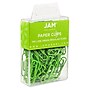 JAM Paper Small Paper Clips, Lime Green, 100/Pack (2183624)~#|#~m004542957_sc7