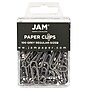 JAM Paper Small Paper Clips, Grey, 3 Packs of 100 (21830626B)~#|#~m004542959_sc7