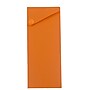 JAM Paper Plastic Snap Pencil Case, Orange (166530565)~#|#~m004543202_sc7
