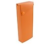 JAM Paper Plastic Snap Pencil Case, Orange (166530565)~#|#~m004543203_sc7